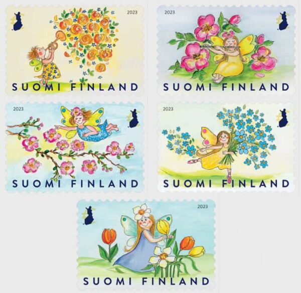 Finland 2023 Spring in the air set of 5 stamps mint
