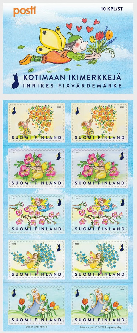 Finland 2023 Spring in the air booklet of 2 sets mint