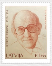 Latvia Lettland 2023 Peteris Petersons stamp mint