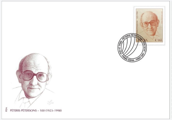 Latvia Lettland 2023 Peteris Petersons FDC