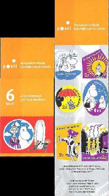 Finland 2011 Moomins set of 6 stamps in booklet MNH