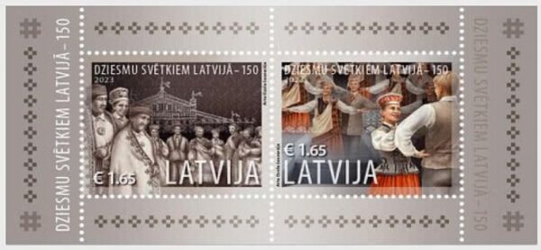 Latvia Lettland 2023 National Song Festival - 150 block MNH
