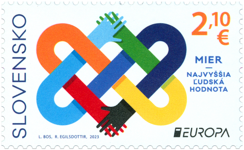 Slovakia 2023 Europa CEPT Peace stamp mint - Image 1