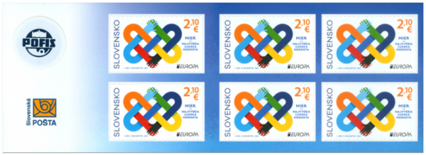 Slovakia 2023 Europa CEPT booklet of self-adhesive stamps MNH