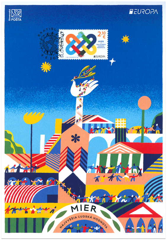 Slovakia 2023 Europa CEPT Peace Maxicard