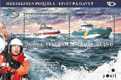Finland Finnland Finlande 2012 Norden joint issue Sea rescue service block MNH