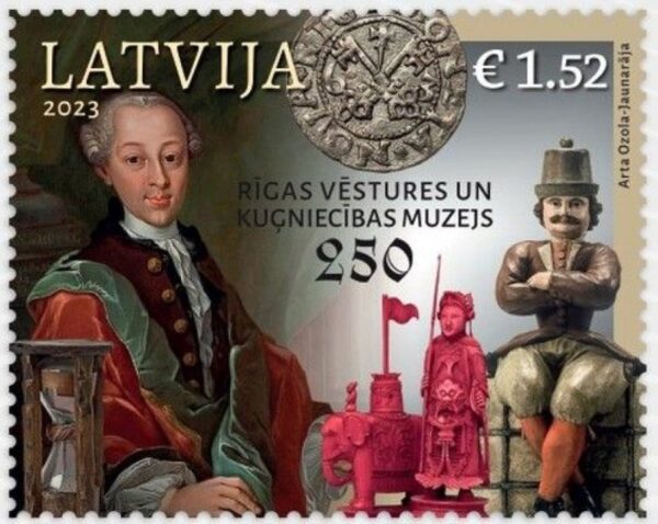 Latvia Lettland 2023 Riga History and Shipping Museum stamp mint
