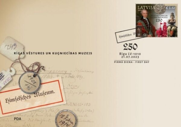 Latvia Lettland 2023 Riga History and Shipping Museum FDC