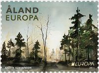 Aland Islands Åland Finland 2011 Europa CEPT Forests stamp MNH