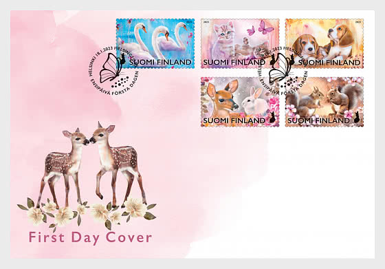 Finland Finnland Finlande 2023 Close friends FDC