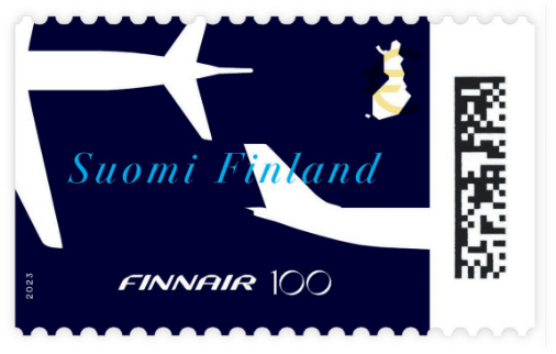 Finland Finnland Finlande 2023 FINNAIR 100 ann stamp mint