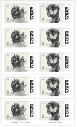 Finland Finnland Finlande 2023 Posti´s Art Award sheetlet / booklet mint