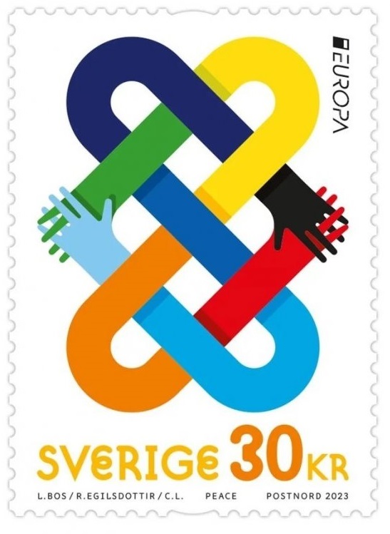 Sweden Schweden Suède 2023 Europa CEPT Peace single roll stamp MNH