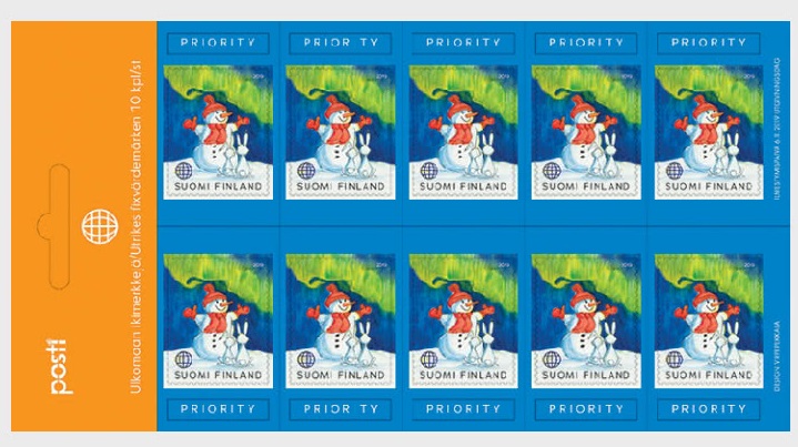 Finland Finnland Finlande 2019 Merry Christmas and Happy New Year ! Posti Winter miracle sheetlet MNH - Image 1