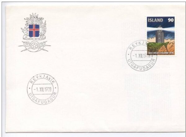 Iceland Island Istande 1978 Lighthouse FDC