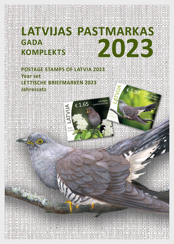 Latvia Lettland Lettonie 2023 Stamp Year set in official booklet MNH