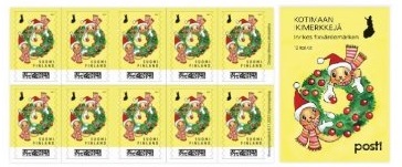 Finland Finnland Finlande 2023 Merry Christmas and Happy New Year ! booklet of 10 stamps domestic MNH