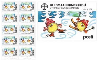Finland Finnland Finlande 2023 Merry Christmas and Happy New Year ! booklet of 10 stamps international MNH