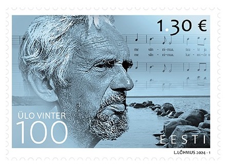 Estonia Estland Estonie 2024 Ulo Vinter composer 100 ann Omniva Stamp MNH
