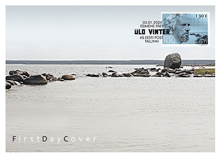 Estonia Estland Estonie 2024 Ulo Vinter composer 100 ann Omniva FDC