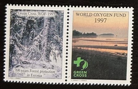Estonia Estland Estonie 1997 World Oxygen Fund RARE official charity stamps set MNH