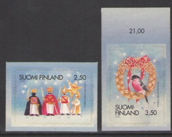 Finland Finlande Finnland 2000 Christmas set of 2 stamps MNH
