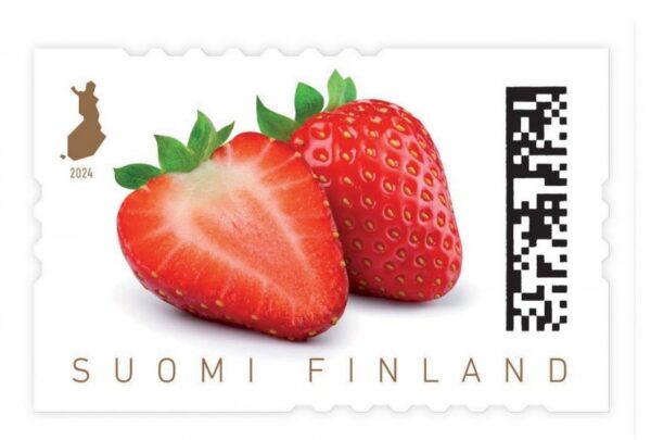 Finland Finnland Finlande 2024 Strawberry Taste of summer Posti stamp MNH