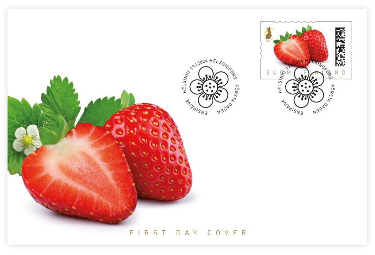 Finland Finnland Finlande 2024 Strawberry Taste of summer Posti sheetlet  booklet MNH - Image 1