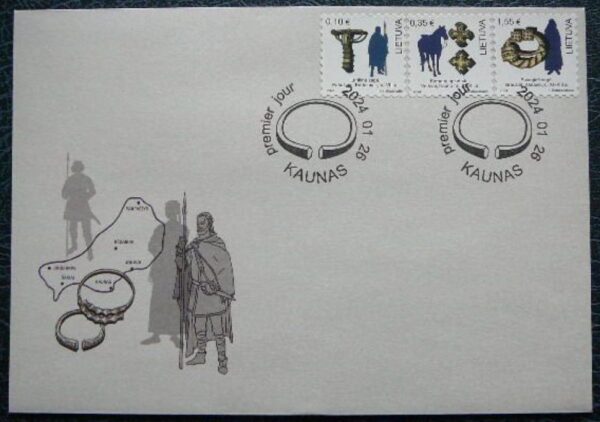 Lithuania Litauen Lituanie 2024 Definitives Cultural heritage of the Baltic peoples FDC