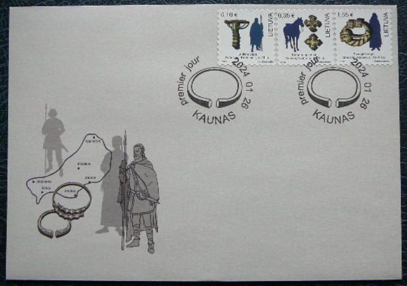 Lithuania Litauen Lituanie 2024 Definitives Cultural heritage of the Baltic peoples FDC - Image 1