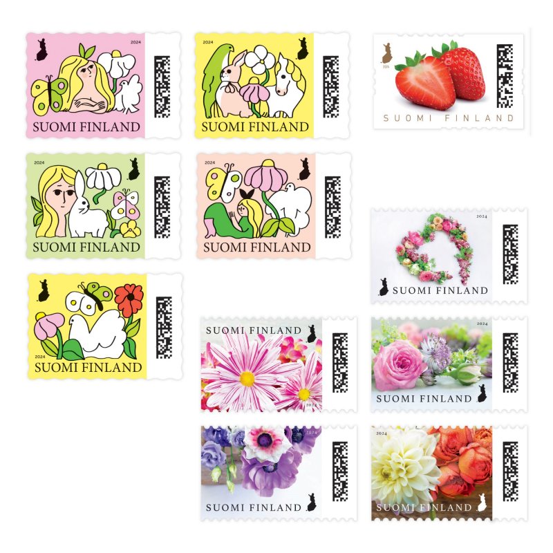 Finland Finnland Finlande 2024 January issue Posti set MNH all stamps issued 170124 - Image 1