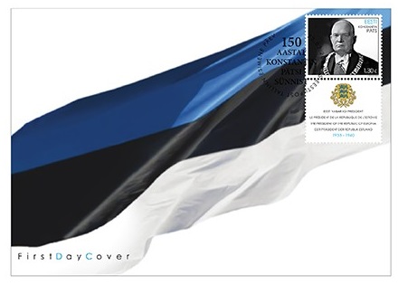 Estonia Estland 2024 Konstantin Päts President 150 ann Omniva FDC