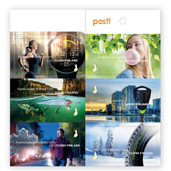 Finland Finnland Finlande 2020 Made in Suomi Inventions Posti set of 6 stamps in booklet MNH