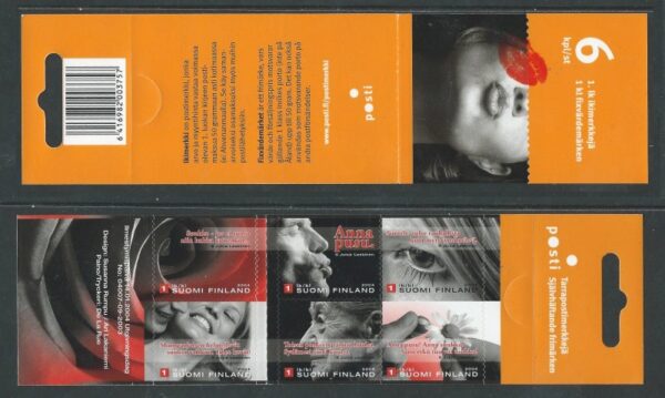 Finland Finlande Finnland 2004 St. Valentine Day Love set of 6 stamps in booklet MNH