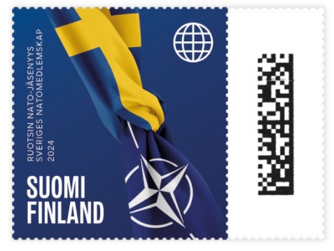 Finland Finnland Finlande 2024 Sweden's entry into NATO stamp MNH