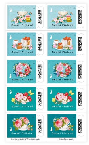 Finland Finnland Finlande 2024 Time for celebration ! sheetlet / booklet of 2 sets MNH