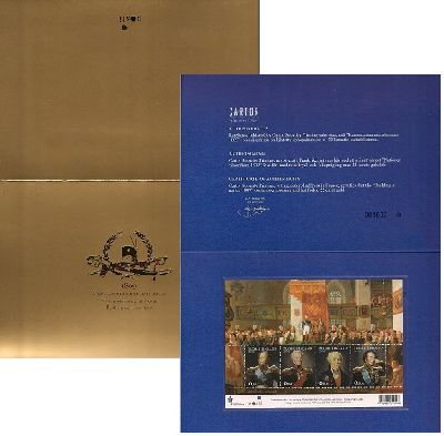 Finland Finlande Finnland 2009 200 ann Grand Duchy of Finland Emperor Alexander I others RARE special numbered block with certificate MNH