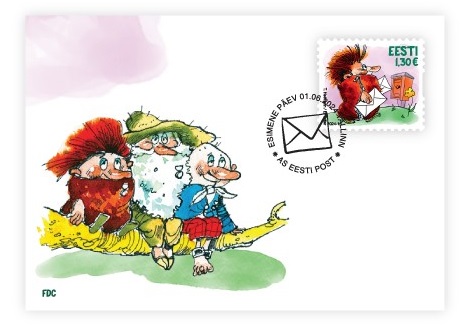 Estonia Estland Estonie 2024 Children’s Day Three Jolly Fellows FDC