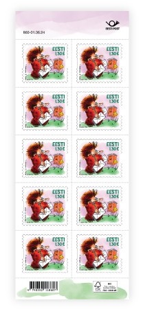 Estonia Estland Estonie 2024 Children’s Day Three Jolly Fellows sheetlet MNH