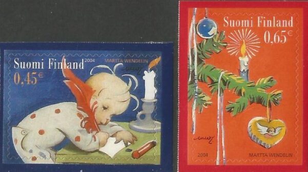 Finland Finnland Finlande 2004 Christmas set of 2 stamps MNH