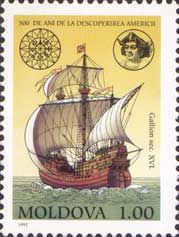 Moldova Moldavia 1992 500th Anniversary of the Discovery of America stamp MNH