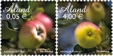 Aland Islands Åland Finland 2011 Apples definitives set of 2 stamps MNH