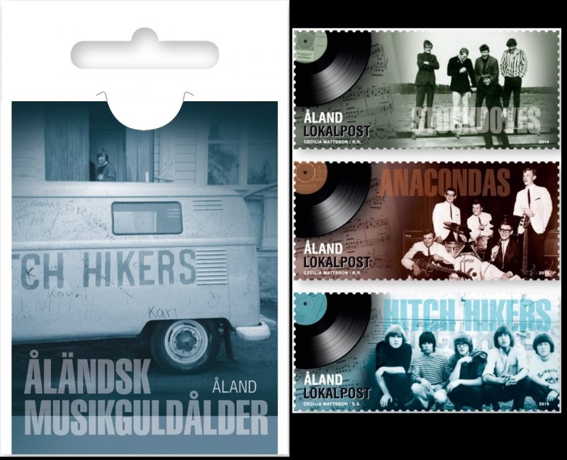 Aland Islands Åland Finland 2014 Golden age of Alands music booklet MNH - Image 1