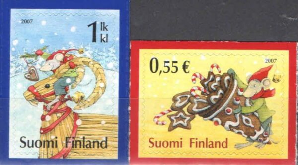 Finland Finlande Finnland 2007 Christmas set of 2 stamps MNH