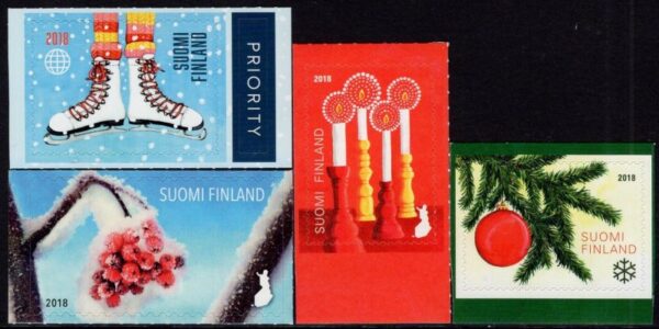 Finland Finnland Finlande 2018 Christmas set of 4 stamps MNH