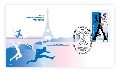 Estonia Estland Estonie 2024 Olympic Games Paris Olympics Omniva FDC