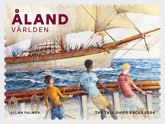 Aland islalnds Åland Finland 2024 Tall Ships Races Regata stamp MNH