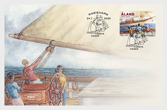 Aland islalnds Åland Finland 2024 Tall Ships Races Regata FDC