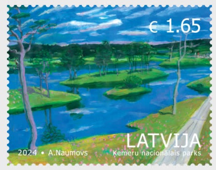 Latvia Lettland Lettonie 2024 Ķemeri National Park stamp MNH
