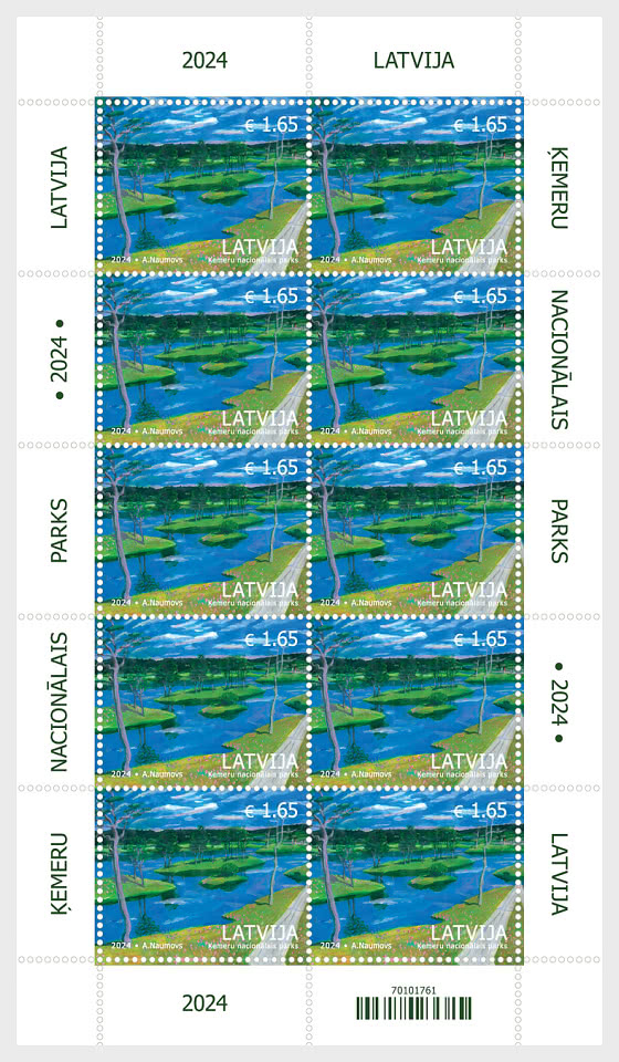 Latvia Lettland Lettonie 2024 Ķemeri National Park sheetlet MNH